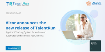 Press Release: Alcor announces the new release of their automated real-time end-to-end Applicant Tracking System, TalentRun